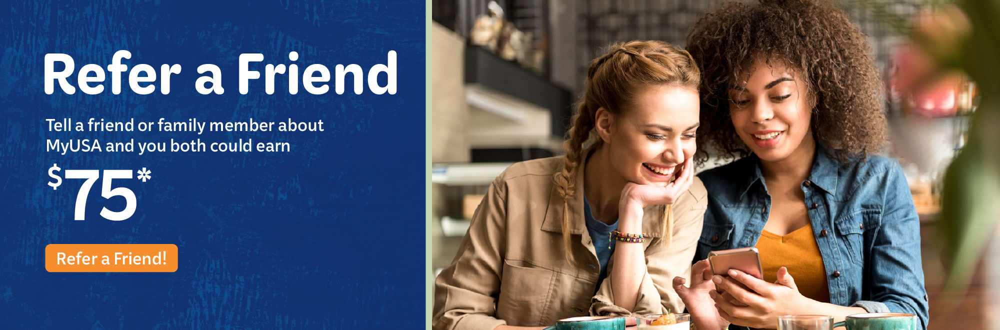 Tell a friend or family member about MUYSA and you both could earn $75. Conditions apply.