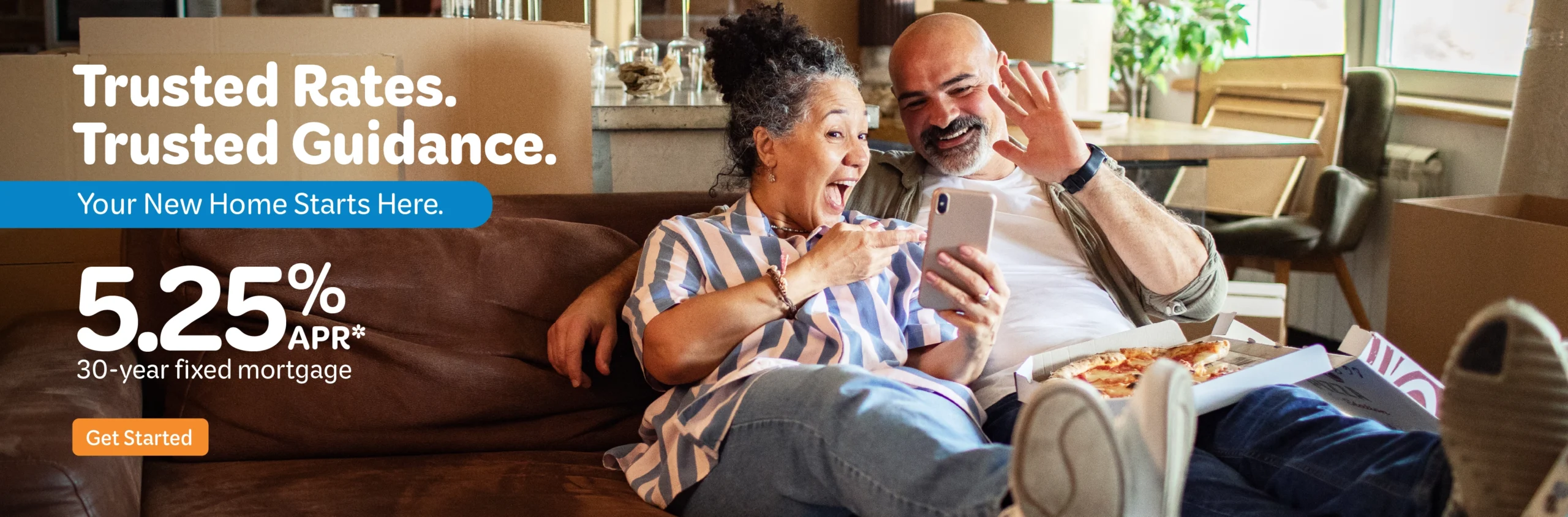 Get started with a 5.25% Annual Percentage Rate 30 year fixed mortgage. Conditions apply.