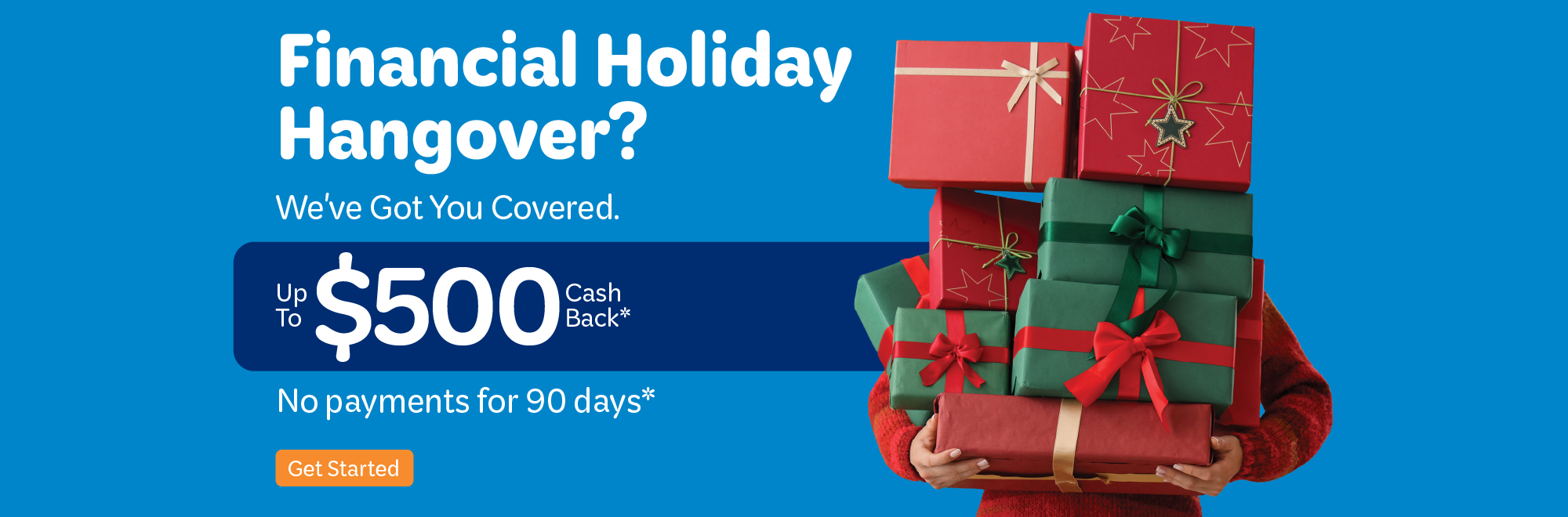 Get up to $500 cash back* for moving you car, motorcycle, boat, or rv loan to us!