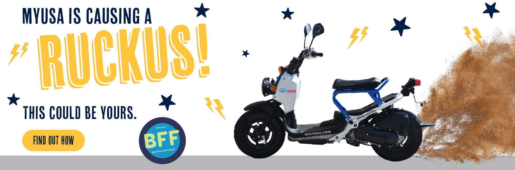 MyUSA is causing a ruckus. Learn how you could win a Ruckus Scooter!