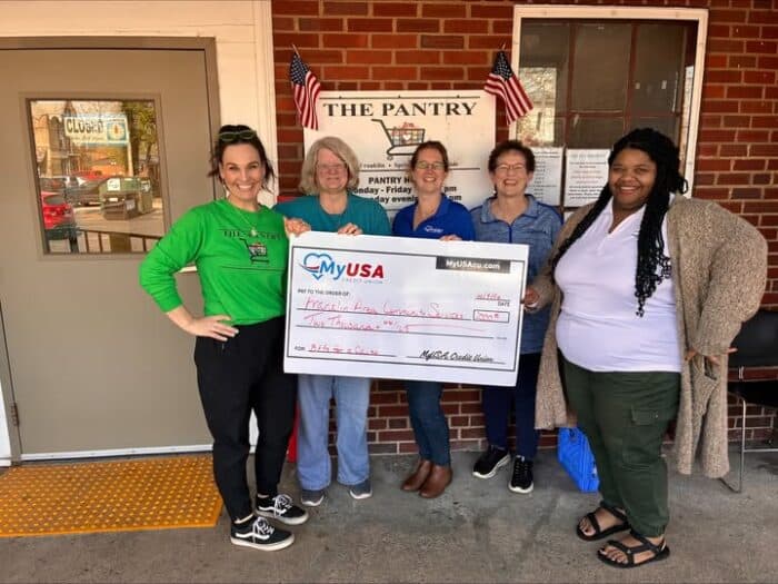Franklin Area Community Services Casual for a Cause Check Presentation