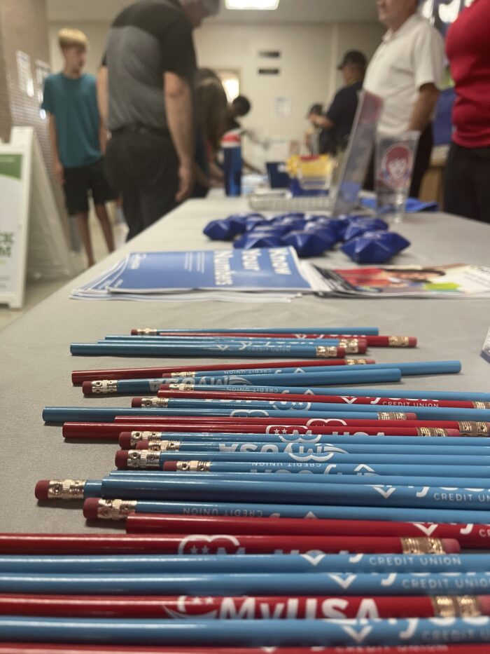 MyUSA pencils we gave away at a Kettering back to school event