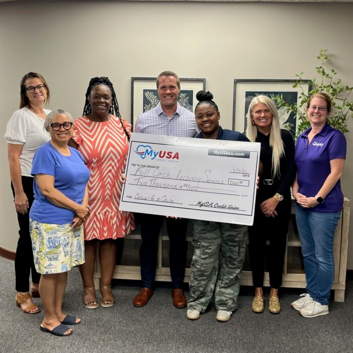 Full Circle Recovery Services Casual for a Cause check presentation