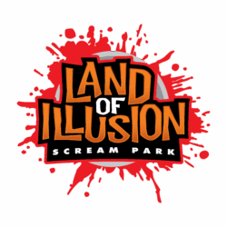 Land of Illusion Scream Park logo