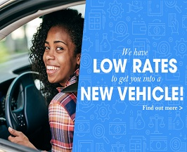 We have low rates for your new vehicle!