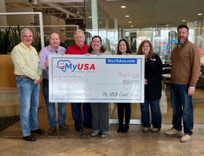 South YMCA check presentation