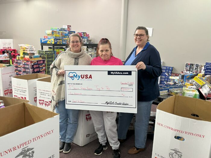 Toys for Tots Check presentation
