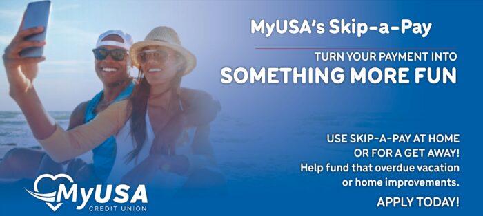 Free funds up and skip your next loan payment. Log in to online or mobile banking to get started.