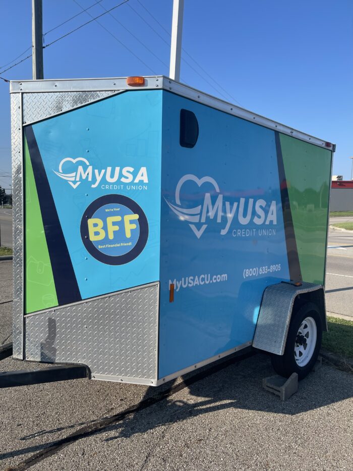 MyUSA trailer at EcoFest in Kettering where we were a sponsor